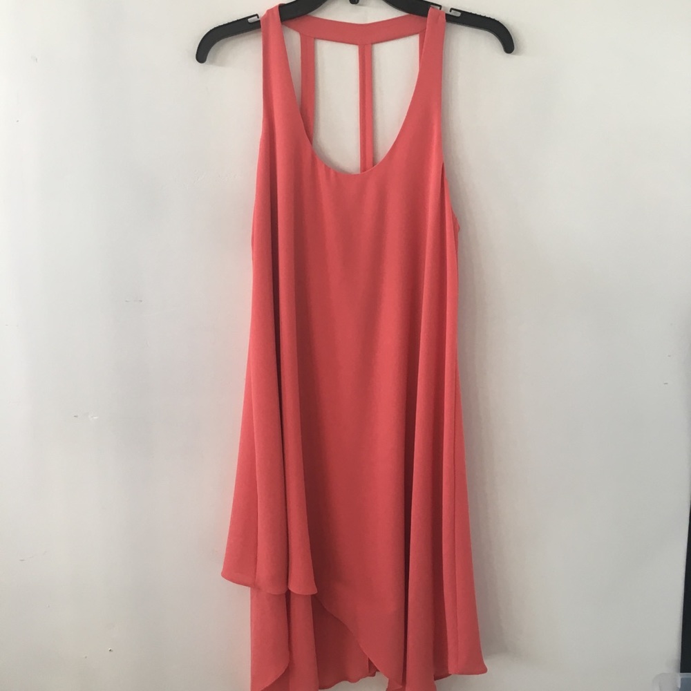 BCBG MAXAZRIA CLARISSA CORAL DRESS SIZE 4.